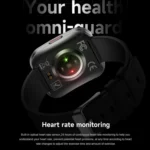 QS08 1.85 Inch Full-Screen Smart Watch with Real-Time Heart Rate/Blood Glucose/Blood Oxygen Monitor, SOS Alert, Sleep Tracking - Image 10