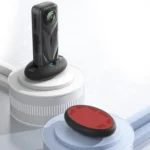 For Insta360 X5 / X4 aMagisn Silicone Base Desktop Stand Car Dashboard Holder