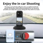 For Insta360 X5 / X4 aMagisn Silicone Base Desktop Stand Car Dashboard Holder - Image 3