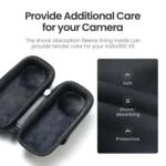 For Insta360 X5 Camera aMagisn Storage Bag Hard Shell Protective Case with Carabiner Clip - Image 8