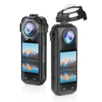 For Insta360 X5 Anti-Fog Snap-On Lens Protector Durable Glass Cover - Image 2