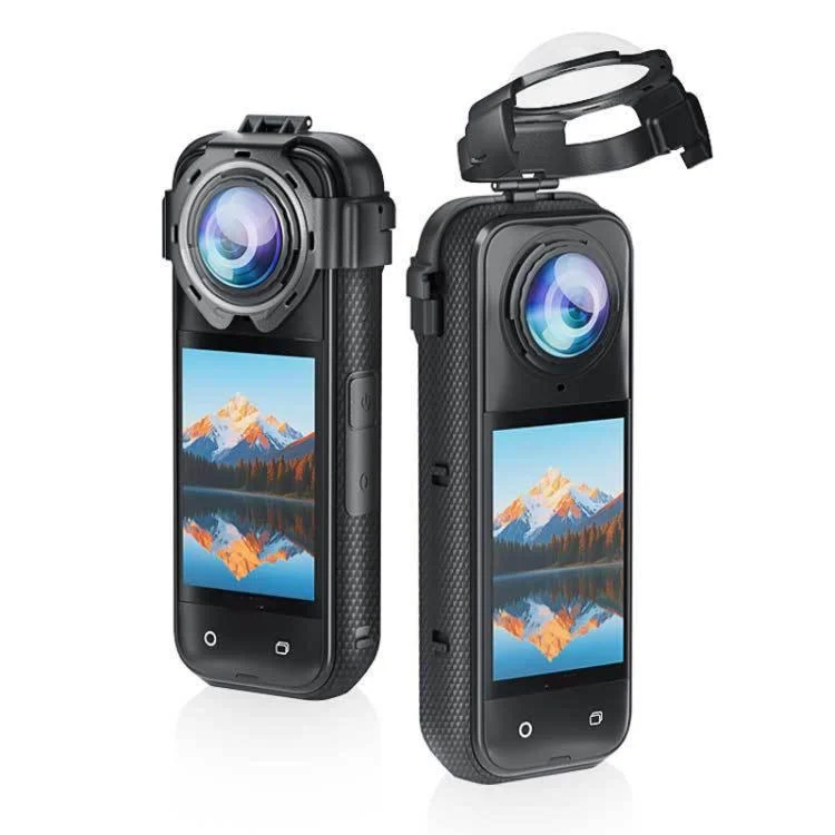 TBD06060264_1.webp For Insta360 X5 Anti-Fog Snap-On Lens Protector Durable Glass Cover - Image 2