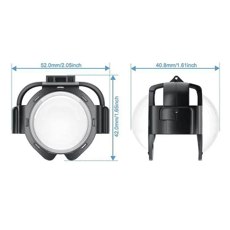 TBD06060264_6.webp For Insta360 X5 Anti-Fog Snap-On Lens Protector Durable Glass Cover - Image 7