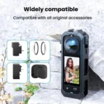 For Insta360 X5 Plastic Protective Frame Magnetic Quick-Release Camera Cage Expansion Bracket - Image 6