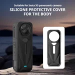 For Insta360 X5 Camera Silicone Case Body Cover Anti-dust and Stain-resistant Protective Shell - Image 2