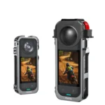 For Insta360 X5 Camera Flymile Metal Frame Lens Cover Set Rabbit Cage Expansion Bracket - Image 2