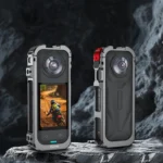 For Insta360 X5 Camera Flymile Metal Frame Lens Cover Set Rabbit Cage Expansion Bracket - Image 6