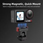 For Osmo Action 3 / 4 / 5 Pro Flymile AC5003 Magnetic Head Quick Release Base - Image 6