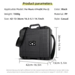 For DJI Mavic 4 Pro Creator Combo RC Pro 2 Explosion-Proof Case Storage Box Suitcase With Shoulder Strap - Image 8