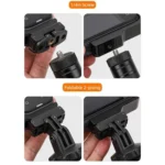 For Insta360 X5 / X4 Sunnylife X4-ZJ826 L-shape Conversion Bracket Magnetic Adaptor Expansion Accessory - Image 8