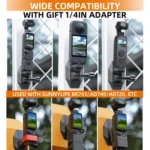 Sunnylife DZ762 Sports Camera Magnetic Dock Expansion Adapter Bracket - Image 9