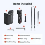 aMagisn Xplorer Grip Kit Street Vlogging Handle For Insta360, DJI Action, and GoPro Hero Series Action Cameras - Image 12