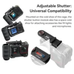 aMagisn Xplorer Grip Kit Street Vlogging Handle For Insta360, DJI Action, and GoPro Hero Series Action Cameras - Image 6