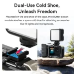 aMagisn Xplorer Grip Kit Street Vlogging Handle For Insta360, DJI Action, and GoPro Hero Series Action Cameras - Image 8