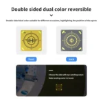 CQT 55cm Universal Reflective Drone Landing Pad Dual-Sided Waterproof Foldable Mat with Ground Pegs - Image 3