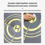 CQT 55cm Universal Reflective Drone Landing Pad Dual-Sided Waterproof Foldable Mat with Ground Pegs - Image 5