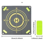 CQT 55cm Universal Reflective Drone Landing Pad Dual-Sided Waterproof Foldable Mat with Ground Pegs - Image 9
