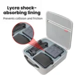 For DJI Mavic 4 Pro Fly More Combo / Creator Combo Carrying Case Durable PU Crossbody Shoulder Bag - Image 4