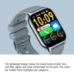 Blood Oxygen / Sleep / Heart Rate Health Monitoring Smart Watch Square Sports Double Strap Watch - Image 11