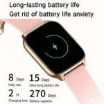 Blood Oxygen / Sleep / Heart Rate Health Monitoring Smart Watch Square Sports Double Strap Watch - Image 10