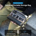 For DJI Osmo Pocket 3 Creator Combo TELESIN Universal Portable Storage Bag Carrying Case - Image 3