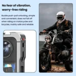For Insta360 X5 HEPAIL AC-81 Metal Rabbit Cage Extended Protective Frame - Image 8