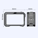 For DJI Osmo Action 5 Pro / 4 / 3 HEPAIL AC70 Metal Rabbit Cage - Image 9