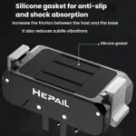 For DJI Osmo Action 4 / 3 HEPAIL AC-17 Metal Magnetic Quick Release - Image 7