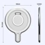 For Insta360 FLow HEPAIL MS08 Gimbal Magnet Phone Holder - Image 3