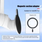 For Insta360 FLow HEPAIL MS08 Gimbal Magnet Phone Holder - Image 5