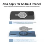 For Insta360 FLow HEPAIL MS08 Gimbal Magnet Phone Holder - Image 7