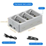 For DJI Flip YX 3-Way Charger Bidirectional Battery Management System - Image 11