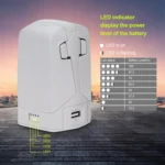 For DJI Flip YX 2-way Vertical Battery Charger Bidirectional Battery Management System - Image 7
