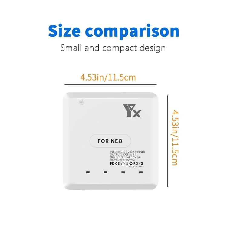 TBD06060820_B6.webp For DJI Neo Drone YX 4-port Battery Charger Charging Hub - Image 7