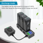 For DJI Mavic 3 YX Battery Charger Discharger Hub 3-in-1 Smart Charging Station With Color Screen - Image 5