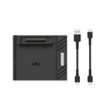For DJI Air 2/Air 2S Battery Charger with QC3.0 & PD Fast Charge Auto-Smart Compatible Charging