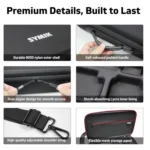 For Insta360 X5 / X4 Camera SYMIK Large Capacity Storage Bag Handbag Messenger Carrying Case - Image 5