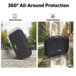 For Insta360 X5 / X4 Camera SYMIK Large Capacity Storage Bag Handbag Messenger Carrying Case - Image 6