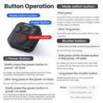 aMagisn Wireless Bluetooth Remote Control for Insta360, GoPro Hero Cameras & Smartphones - 50m Long Range - Image 9