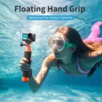 aMagisn Universal Floating Hand Grip for Action Cameras with Triple Claw & 1/4-inch Screw Mount - Image 3