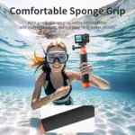 aMagisn Universal Floating Hand Grip for Action Cameras with Triple Claw & 1/4-inch Screw Mount - Image 8