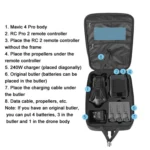 For DJI Mavic 4 Pro Creator Combo RC Pro 2 /RC 2 Backpack Storage Bag EVA Travel Case - Image 5