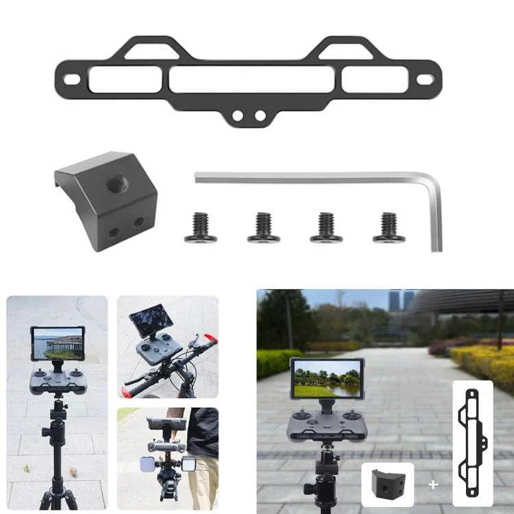 For DJI RC Pro 2 Aluminum Alloy 1/4-inch Tripod Adapter Mounting Bracket