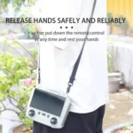 For DJI RC/RC 2/RC Pro/RC Plus Adjustable Soft Leather Neck Strap Dual-Hook Hands-Free Shoulder Belt - Image 5