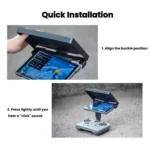 For DJI RC Pro 2 Controller CYNOVA  Sunshade Hood Adjustable Anti-Glare Shield with Multi-Angle Positioning - Image 7