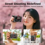 For Insta360 Ace Pro 2 / Ace Pro Flymile Xplorer Grip Kit Street Photography Handle Metal Cage Case - Image 4