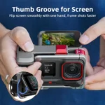 For Insta360 Ace Pro 2 / Ace Pro Flymile Xplorer Grip Kit Street Photography Handle Metal Cage Case - Image 10