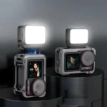 For DJI Action 5 Pro/ Action 4 Flymile 20 LEDs Magnetic Fill Light Rechargeable Video Light 3000K/4440K/8700K Adjustable - Image 2