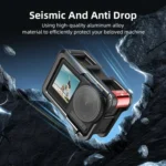 For DJI Action 5 Pro/Action 4/Action 3 Flymile Aluminum Alloy Camera Cage Protective Metal Frame - Image 4