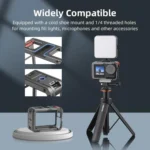 For DJI Action 5 Pro/Action 4/Action 3 Flymile Aluminum Alloy Camera Cage Protective Metal Frame - Image 5